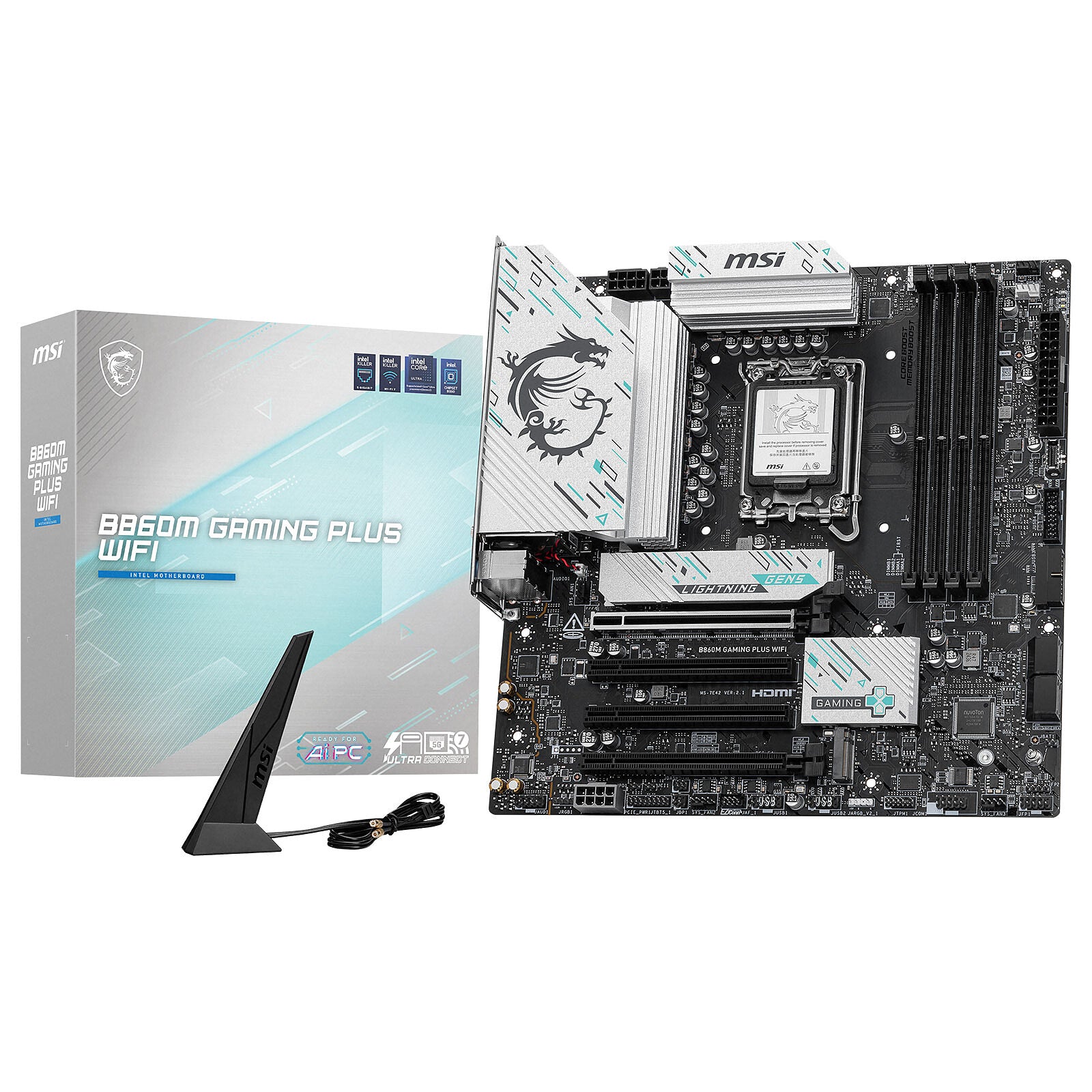 MSI B860M Gaming Plus WiFi Image principale du produit