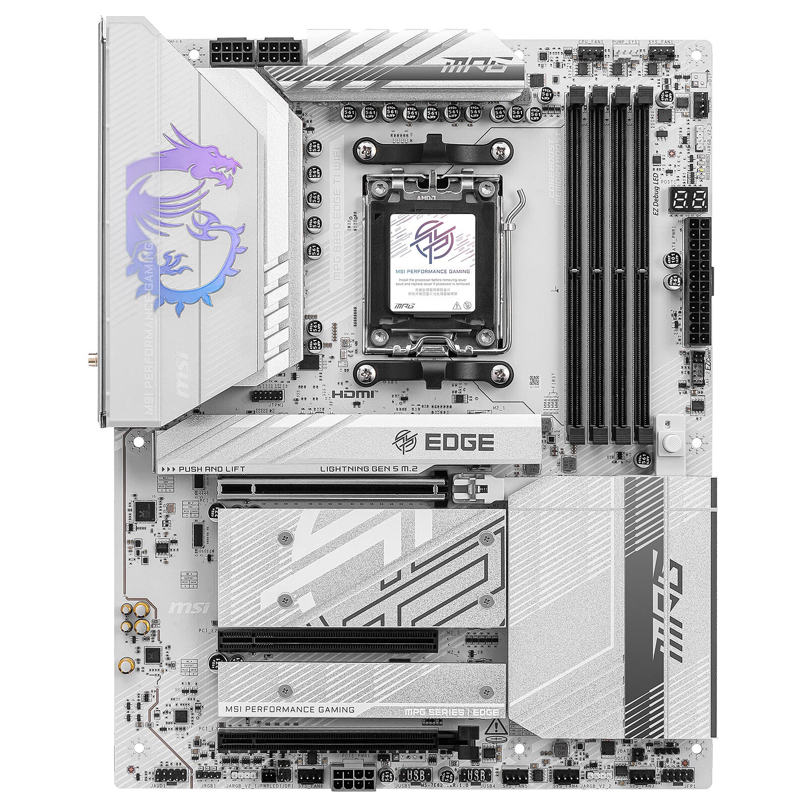 Msi Mpg B850 Edge Ti WiFi Image secondaire du produit