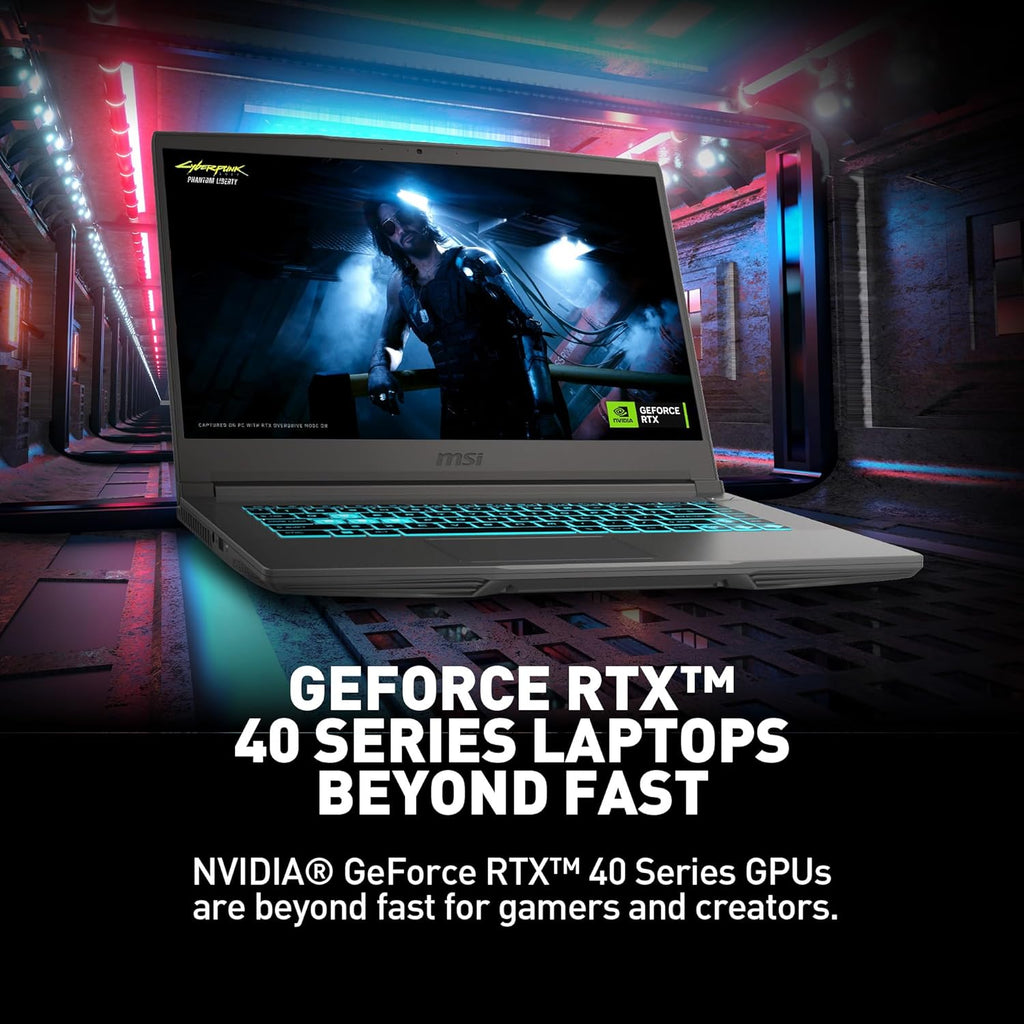MSI-THIN-B13VE-2660XMA  15.6(144Hz)  i7-13620H  8GB2 DDR4  512GB SSD Gen 4  RTX 4050  FDOS