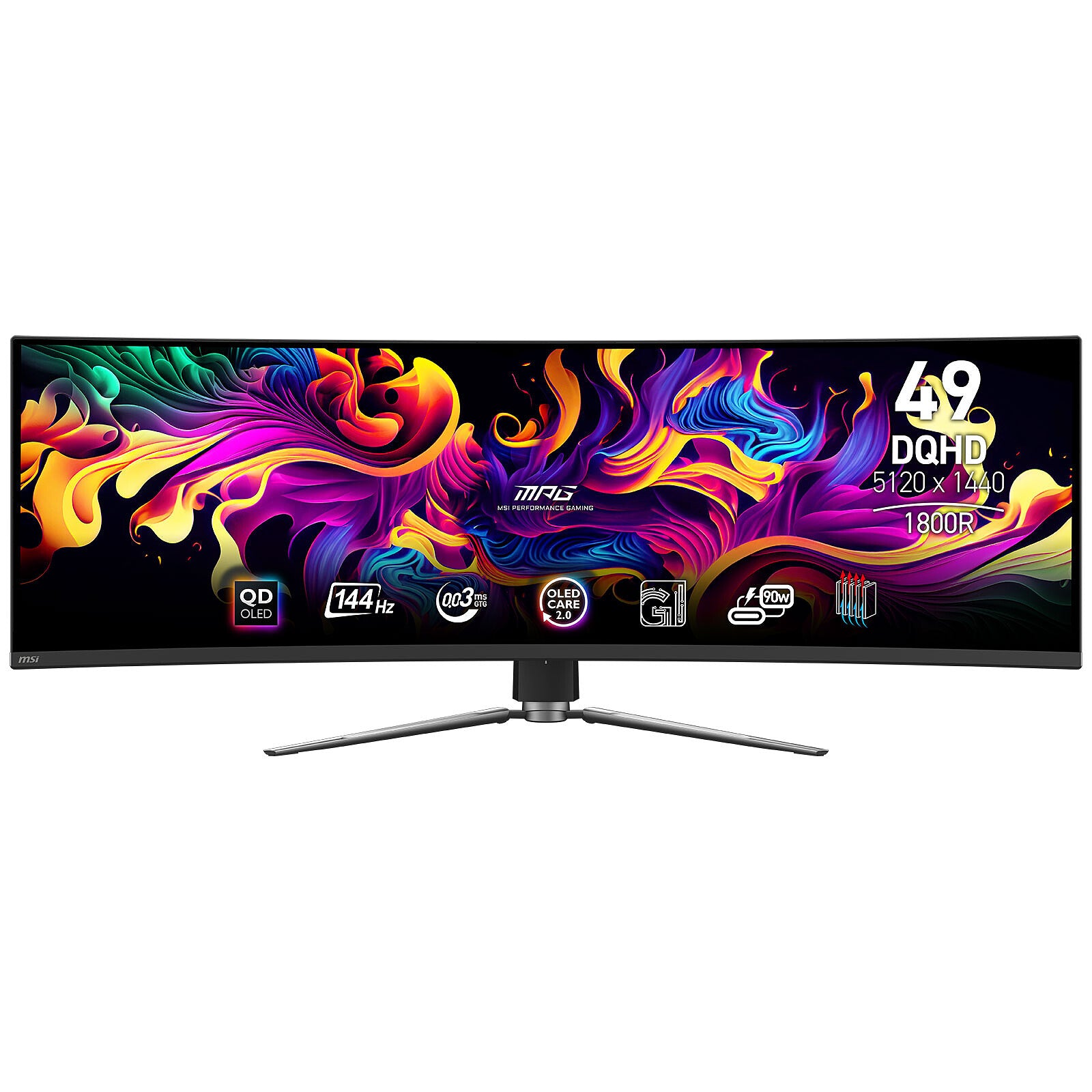 MSI 49" LED - MPG 491CQP QD-OLED Image principale du produit