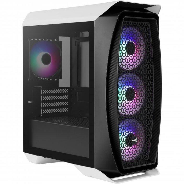 Aerocool Aero One Frost - Boîtier Moyen Tour | RGB - Tempered Glass - Noir prix maroc- Smartmarket.ma Image principale du produit