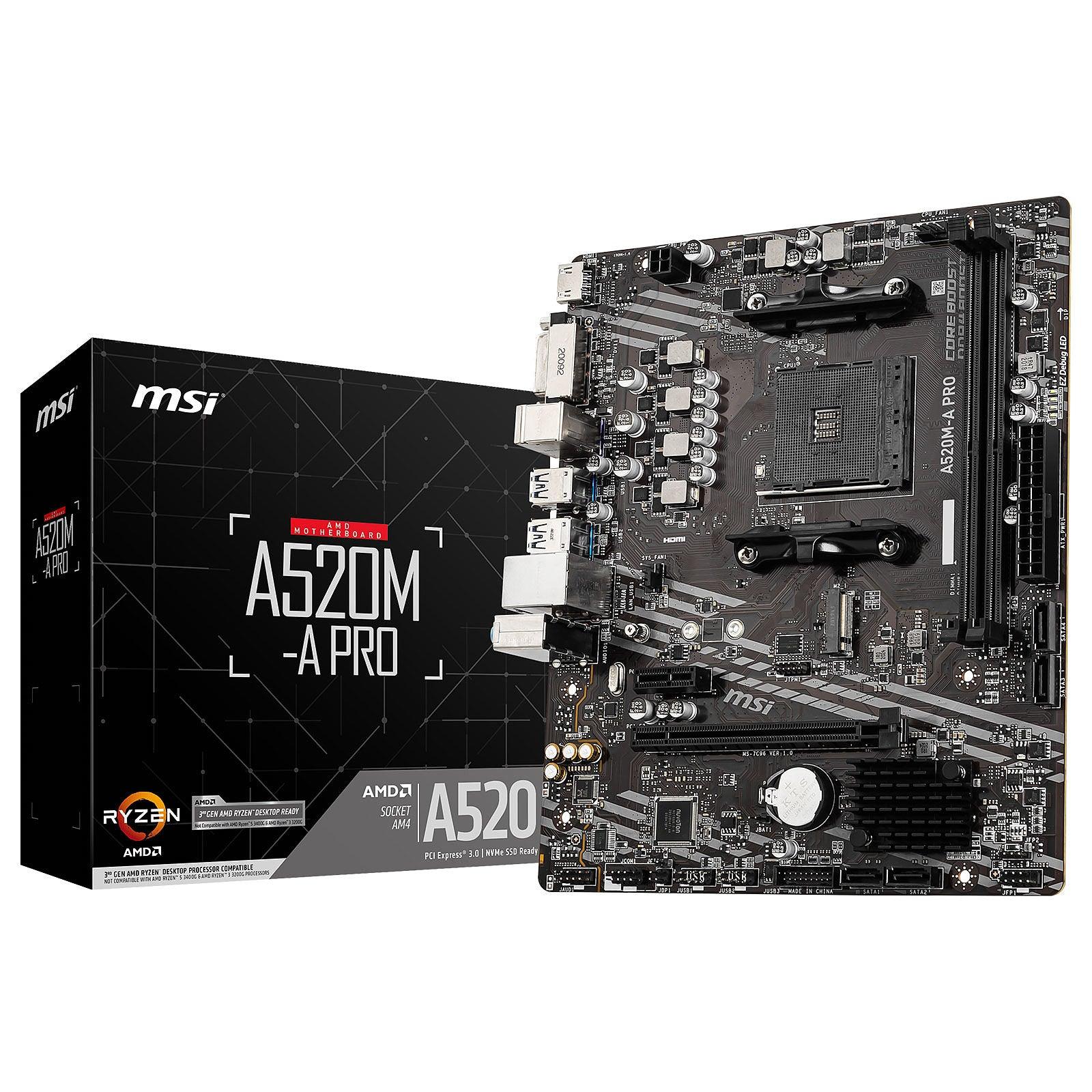 MSI A520M-A PRO prix maroc- Smartmarket.ma Image principale du produit