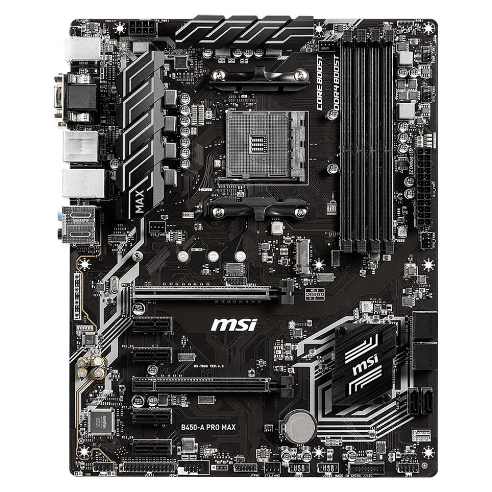 MSI B450-A Pro Max - Carte mère | Socket AM4 AMD B450 Image secondaire du produit